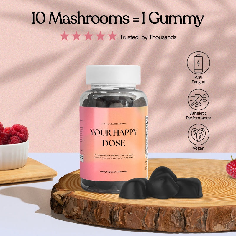 Happy Dose Mushroom Gummies